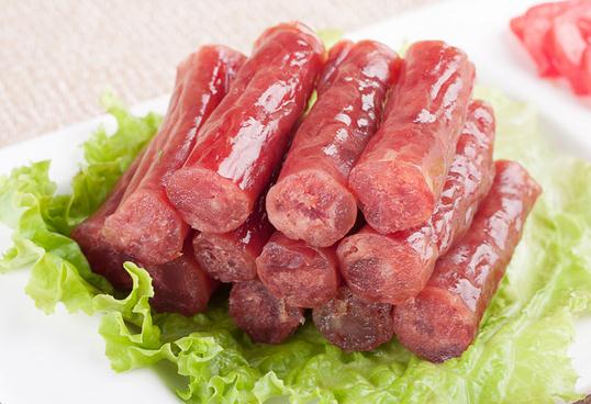 清蒸臘腸